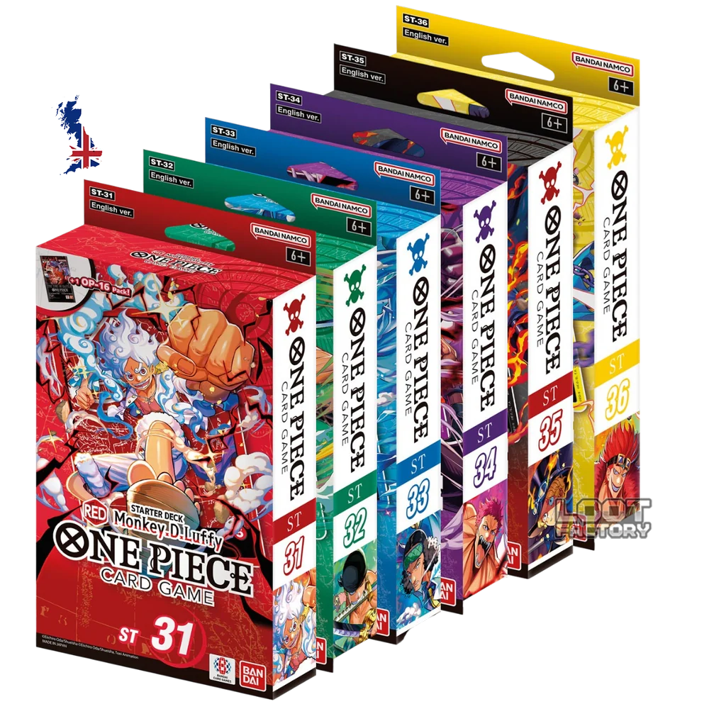 Bundle ST31-36 – Starter Decks – One Piece Card Game (ENG) - Grand Line Cards CH