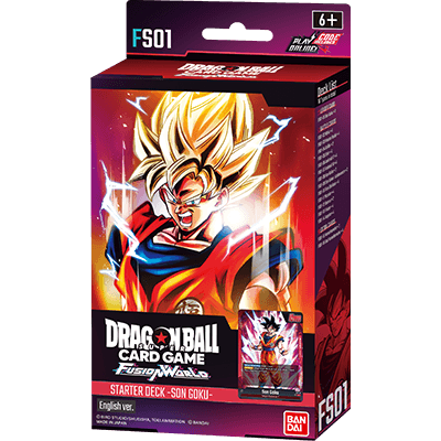 Dragon Ball Super Card Game - Fusion World Son Goku Starter Deck FS01 - EN - Grand Line Cards CH