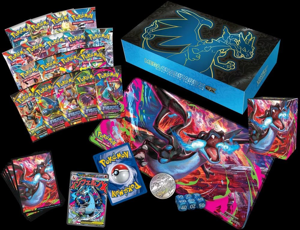 Pokémon Pokemon ITA Collezione Ultra Premium Mega Charizard-EX - Grand Line Cards CH