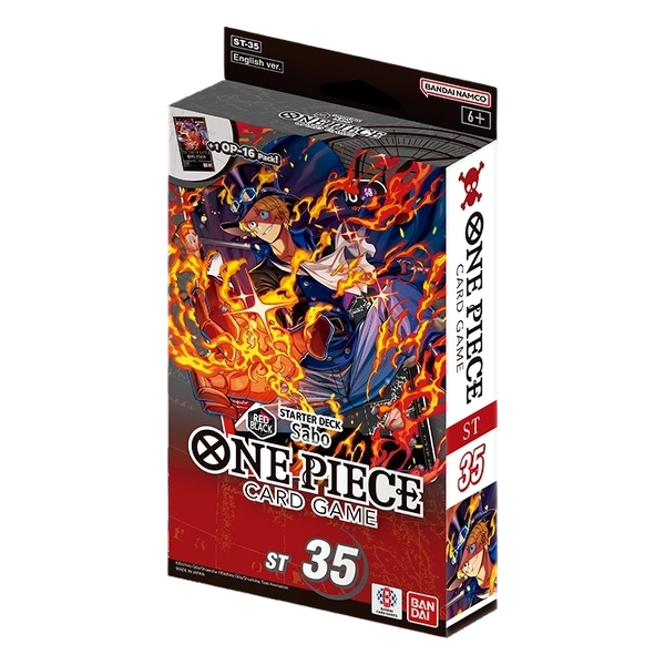 ST-35 Red/Black Sabo – Starter Deck – One Piece Card Game (ENG) - Grand Line Cards CH